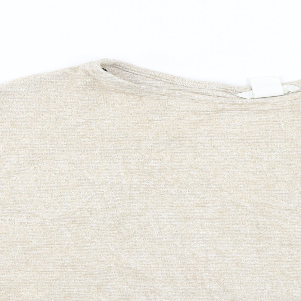 H&M  Womens Beige   Pullover Jumper Size M