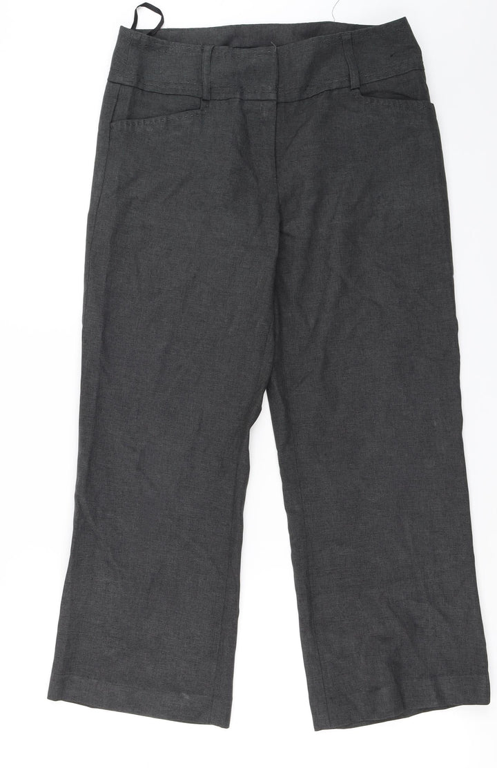 Atmosphere  Womens Grey   Trousers  Size 10 L25 in