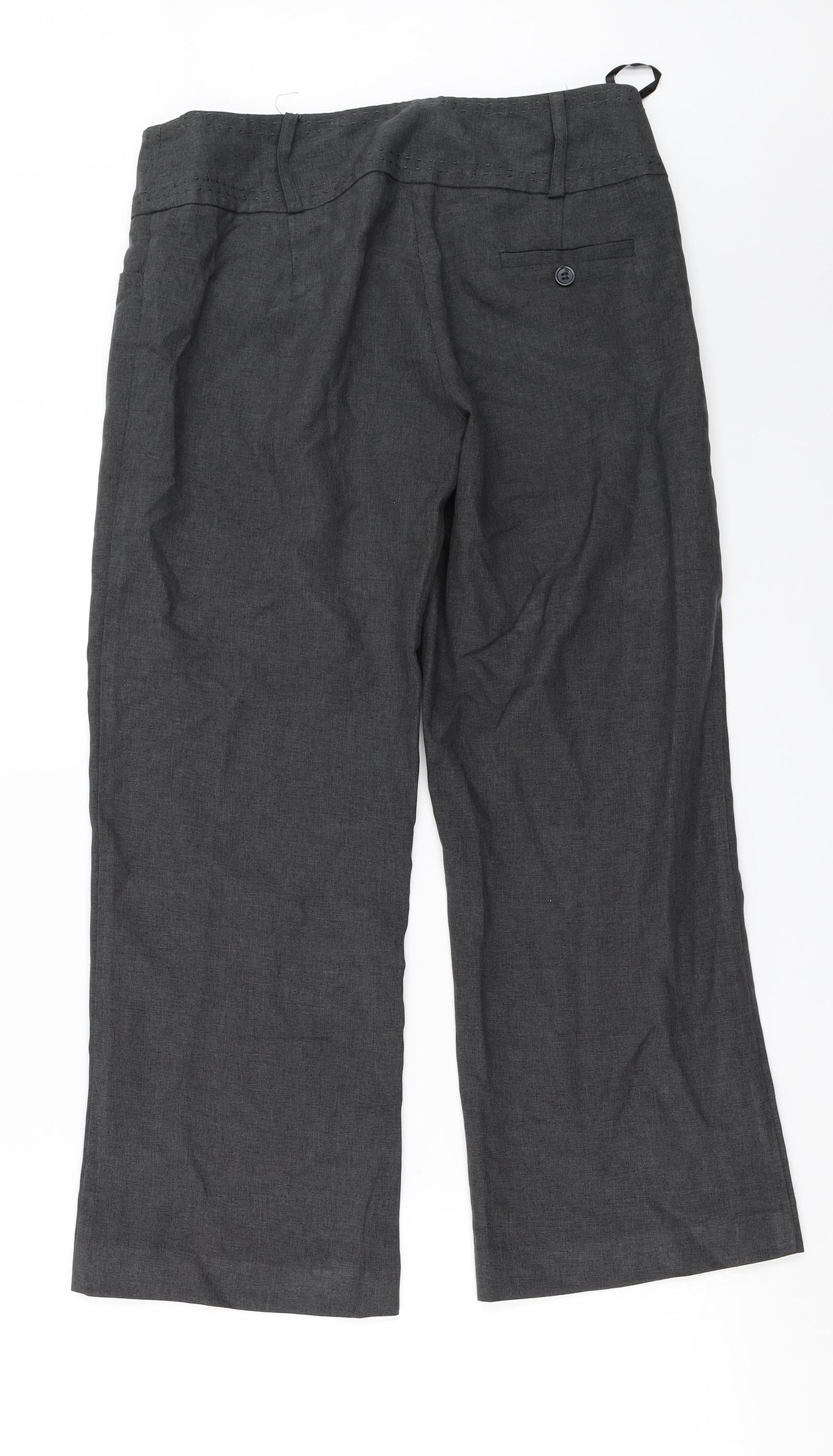 Atmosphere  Womens Grey   Trousers  Size 10 L25 in
