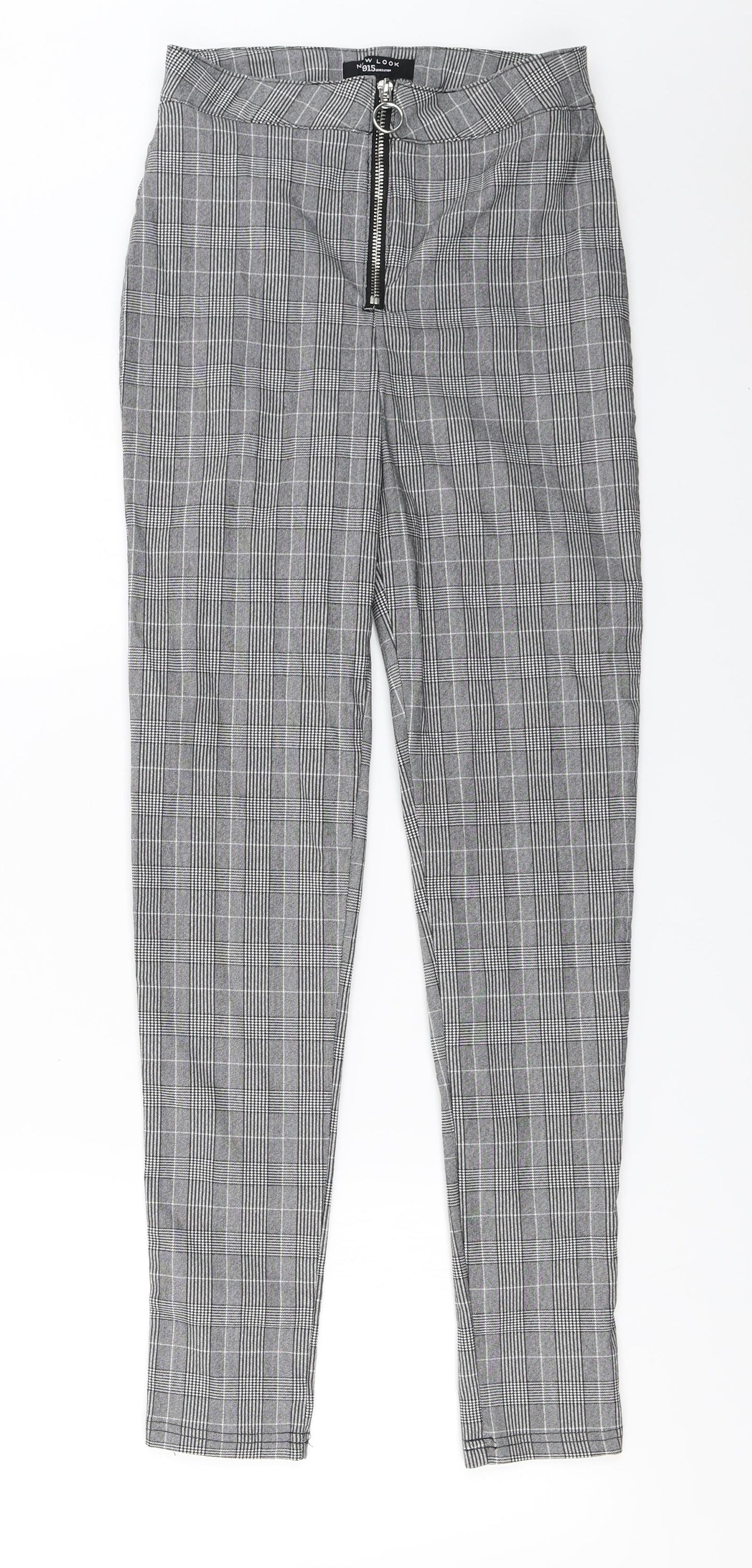 New Look  Girls Grey Check   Trousers Size 14 Years