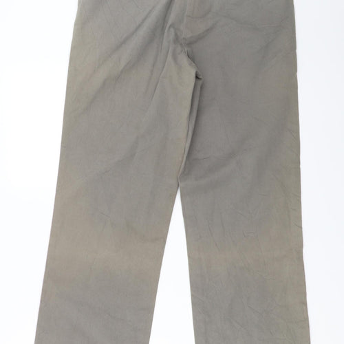 Navy blue  Womens Grey   Trousers  Size 12 L26 in