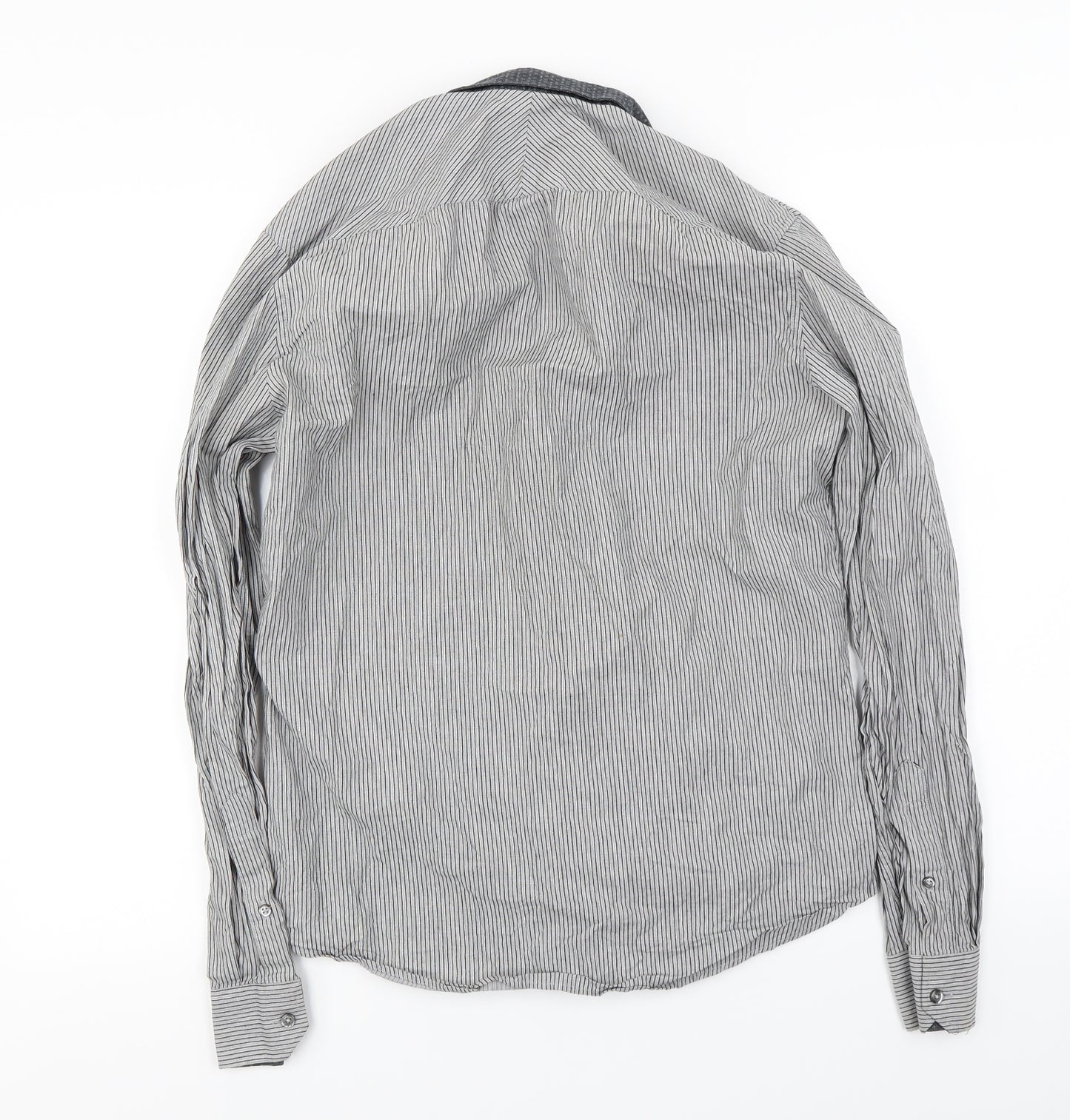 NEXT  Mens Grey    Button-Up Size M