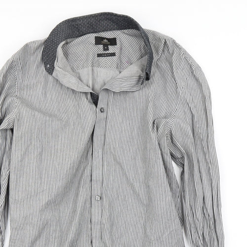 NEXT  Mens Grey    Button-Up Size M