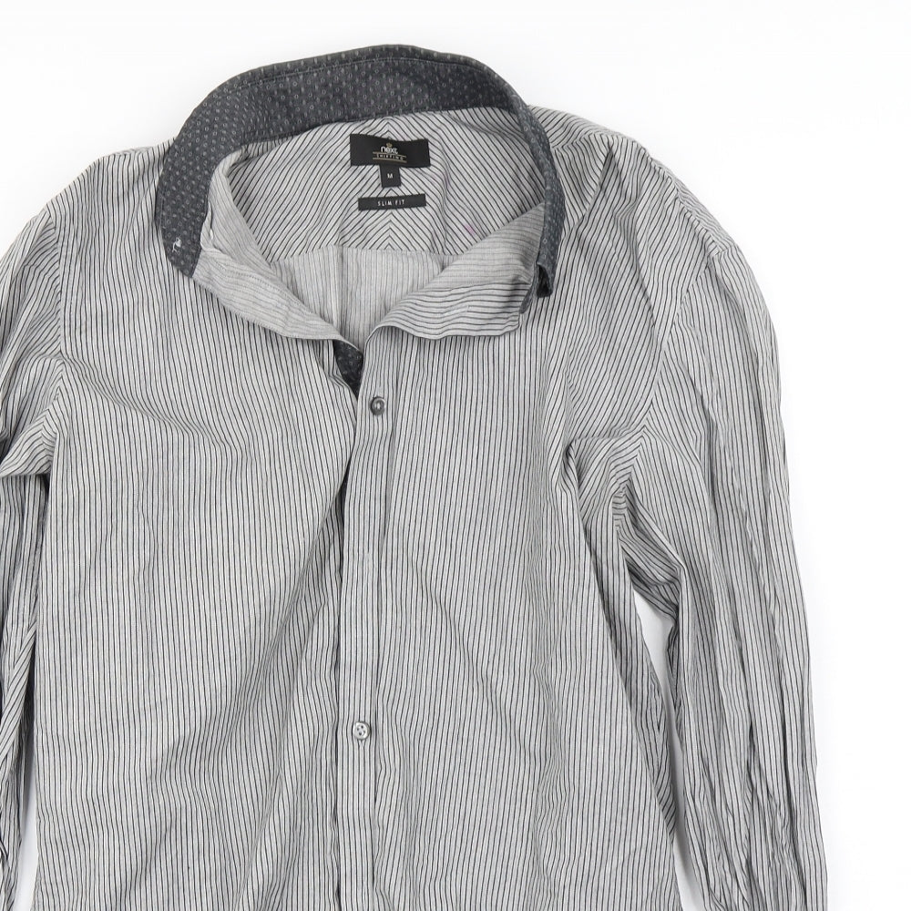 NEXT  Mens Grey    Button-Up Size M