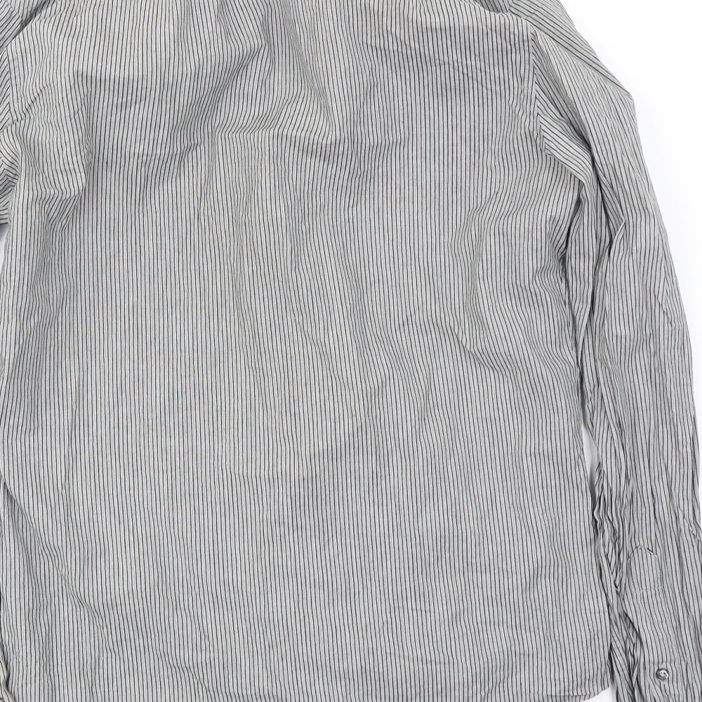 NEXT  Mens Grey    Button-Up Size M