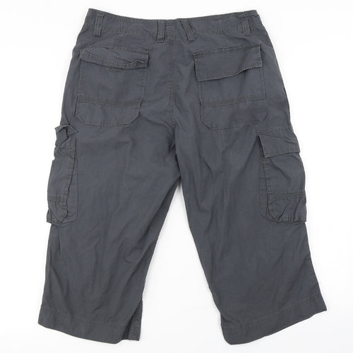 F&F Mens Grey   Cargo Shorts Size 30 in