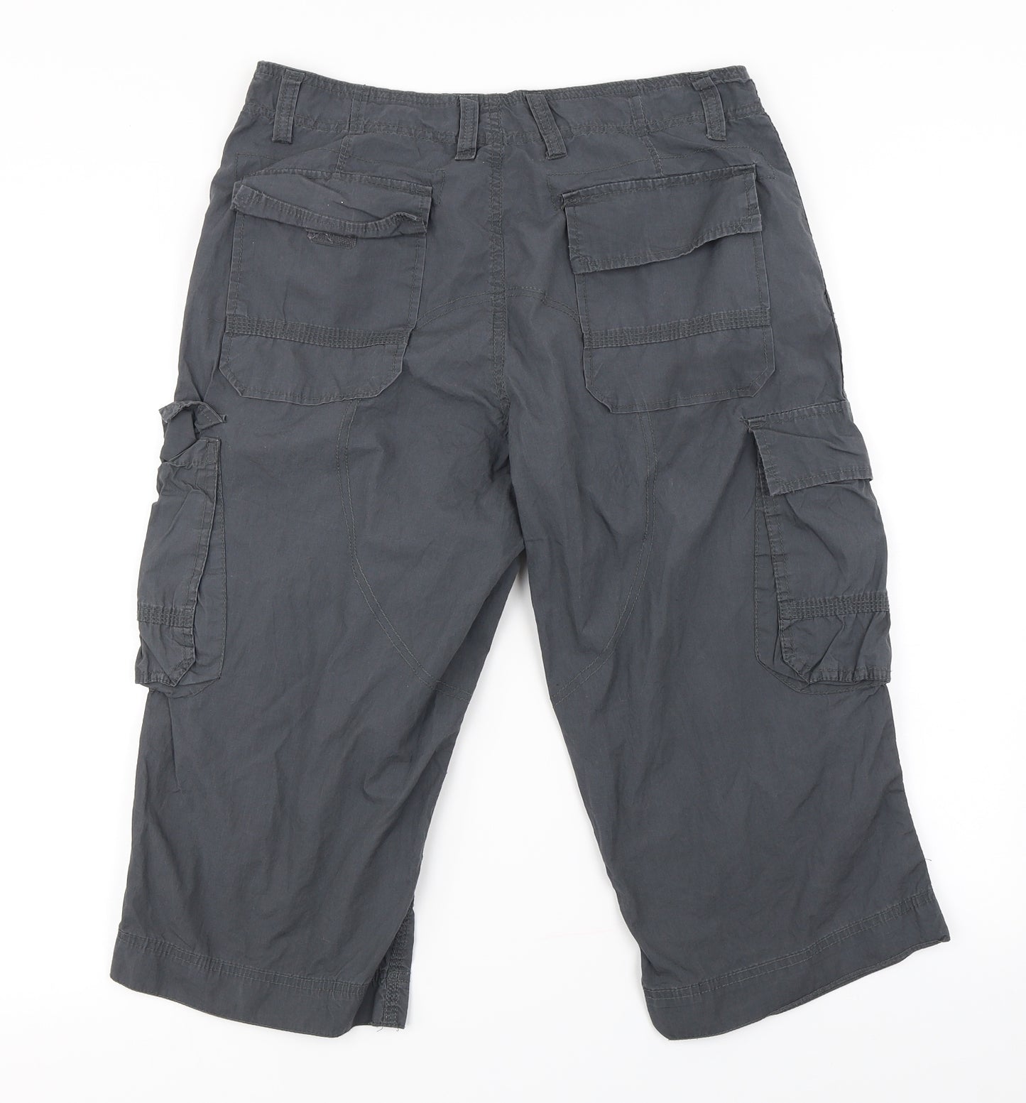 F&F Mens Grey   Cargo Shorts Size 30 in