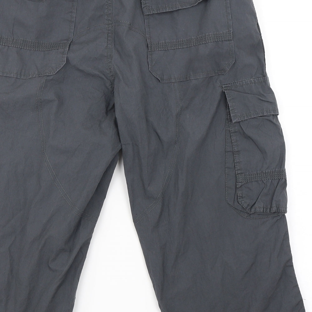 F&F Mens Grey   Cargo Shorts Size 30 in