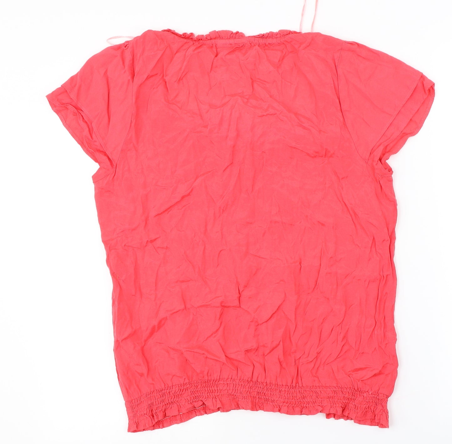 be beau Womens Pink   Basic Blouse Size 12