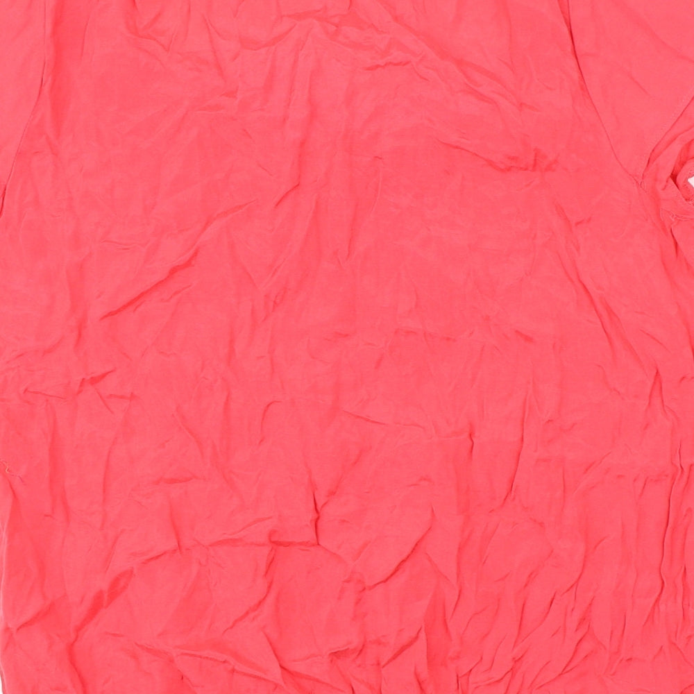 be beau Womens Pink   Basic Blouse Size 12