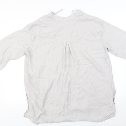 live  Womens Grey   Basic T-Shirt Size 16