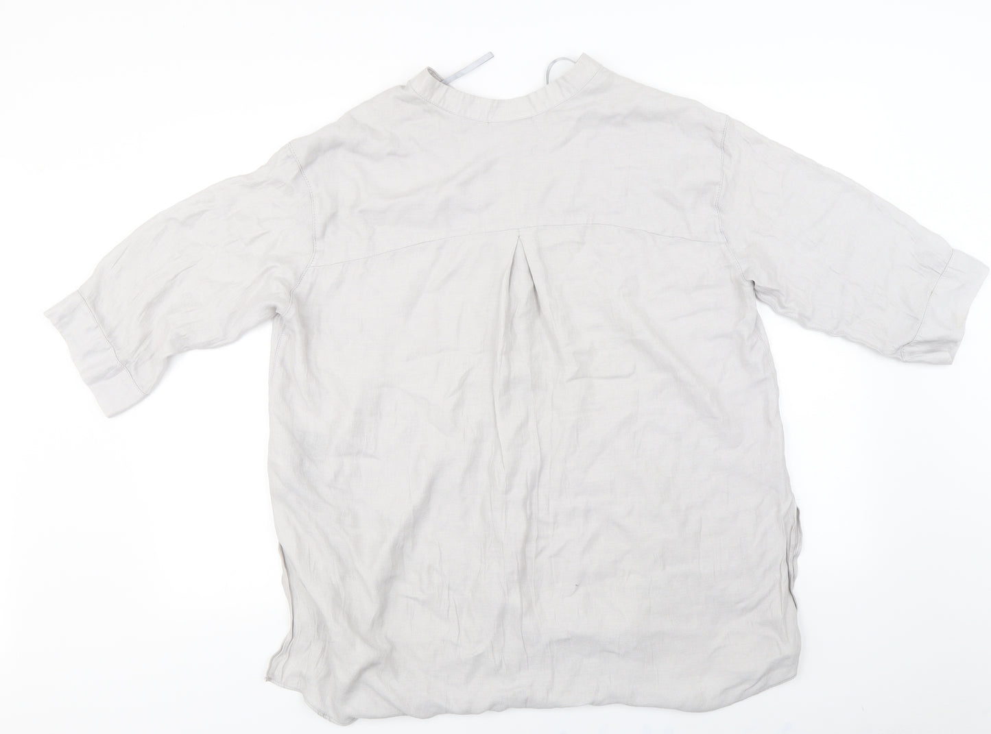 live  Womens Grey   Basic T-Shirt Size 16