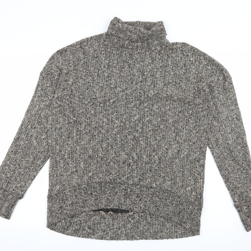 Topshop Womens Brown  Knit Pullover Jumper Size 10