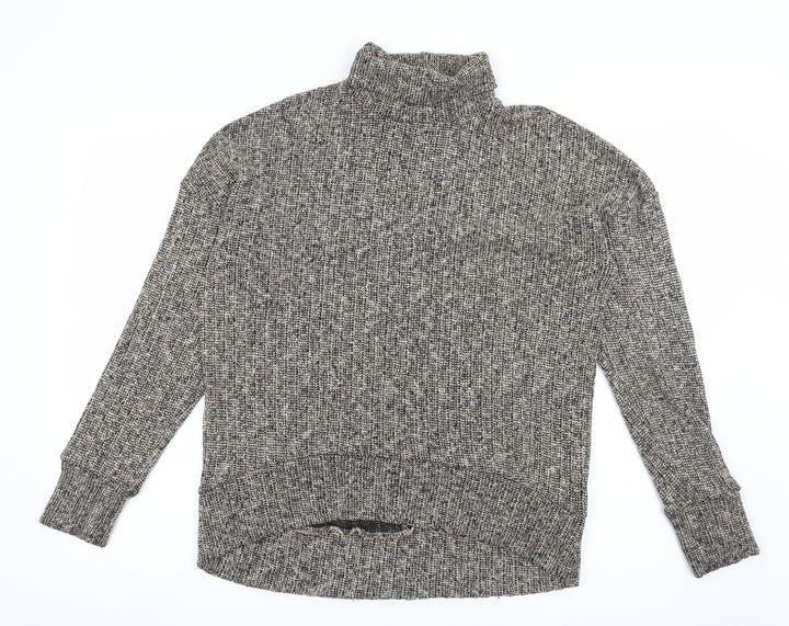 Topshop Womens Brown Knit Pullover Jumper Size 10