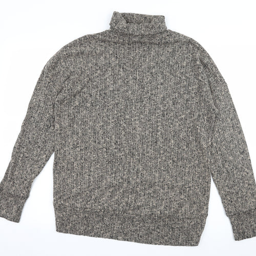 Topshop Womens Brown  Knit Pullover Jumper Size 10