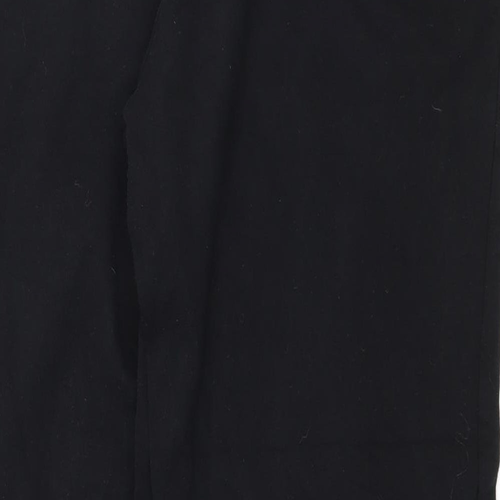 Marks and Spencer Womens Black  Jersey Jogger Trousers Size 16 L27 in