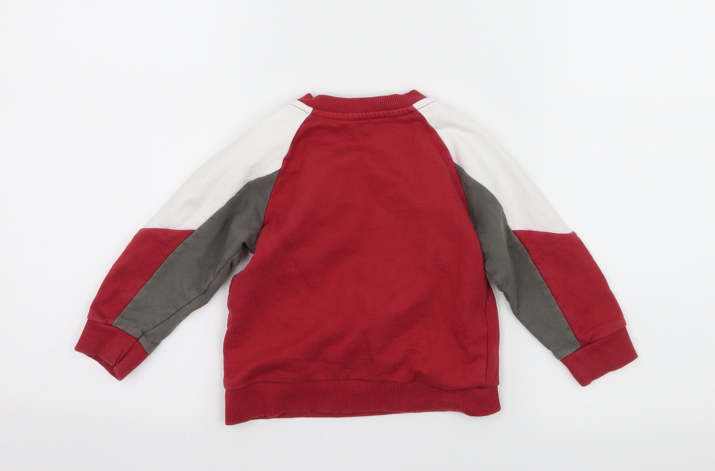 Nutmeg Boys Red  Jersey Pullover Jumper Size 12-18 Months  - Little Legend