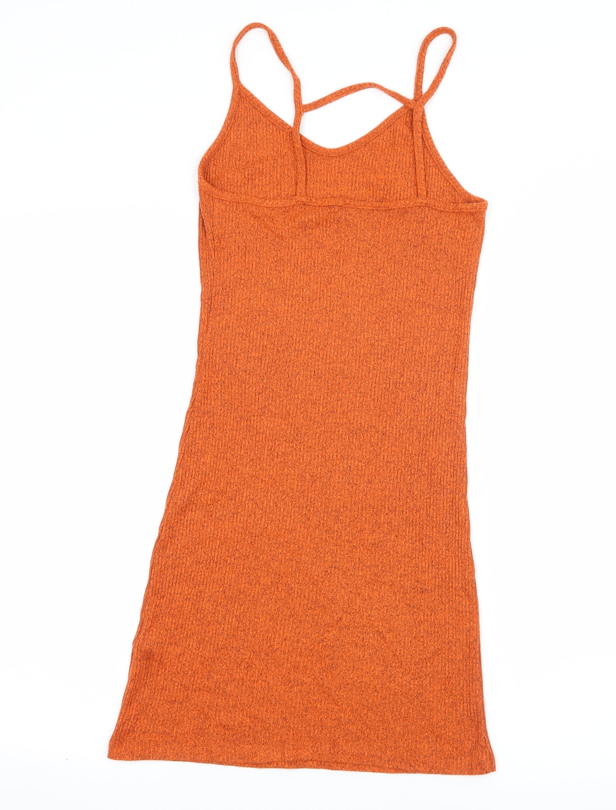 Topshop Womens Orange  Jersey Slip Dress  Size 6