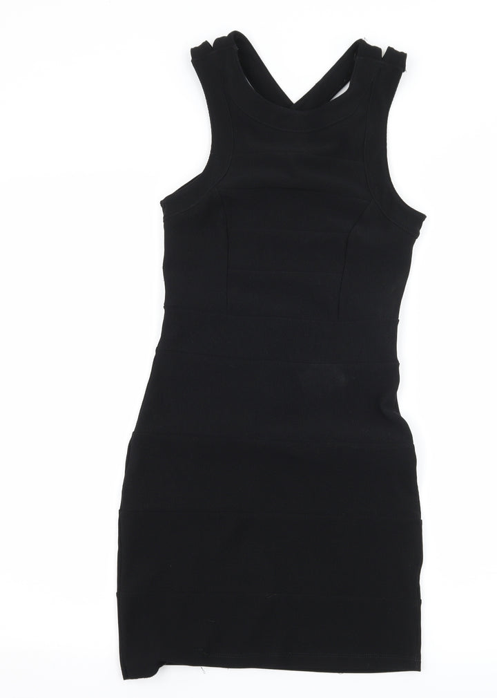 Topshop Womens Black   Bodycon  Size 8  - Open Back