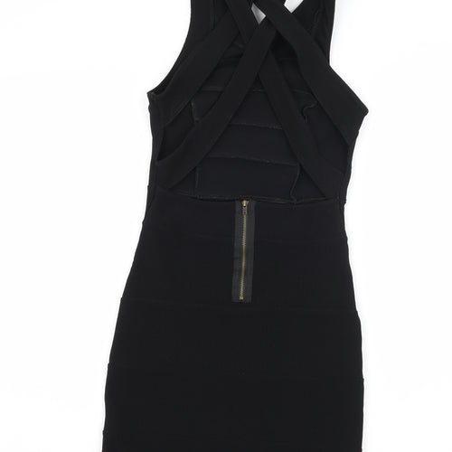 Topshop Womens Black   Bodycon  Size 8  - Open Back