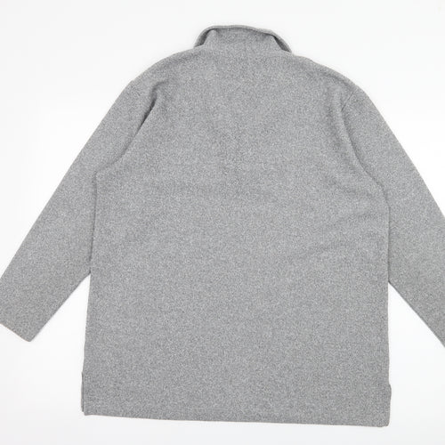 Dorothy Perkins Womens Grey  Knit Pullover Jumper Size 10