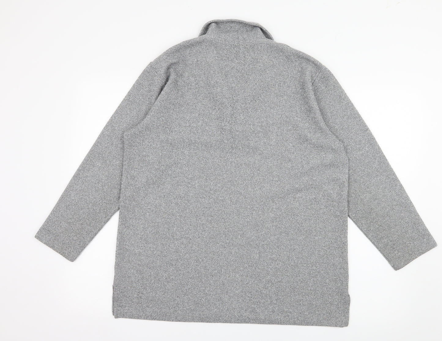 Dorothy Perkins Womens Grey  Knit Pullover Jumper Size 10