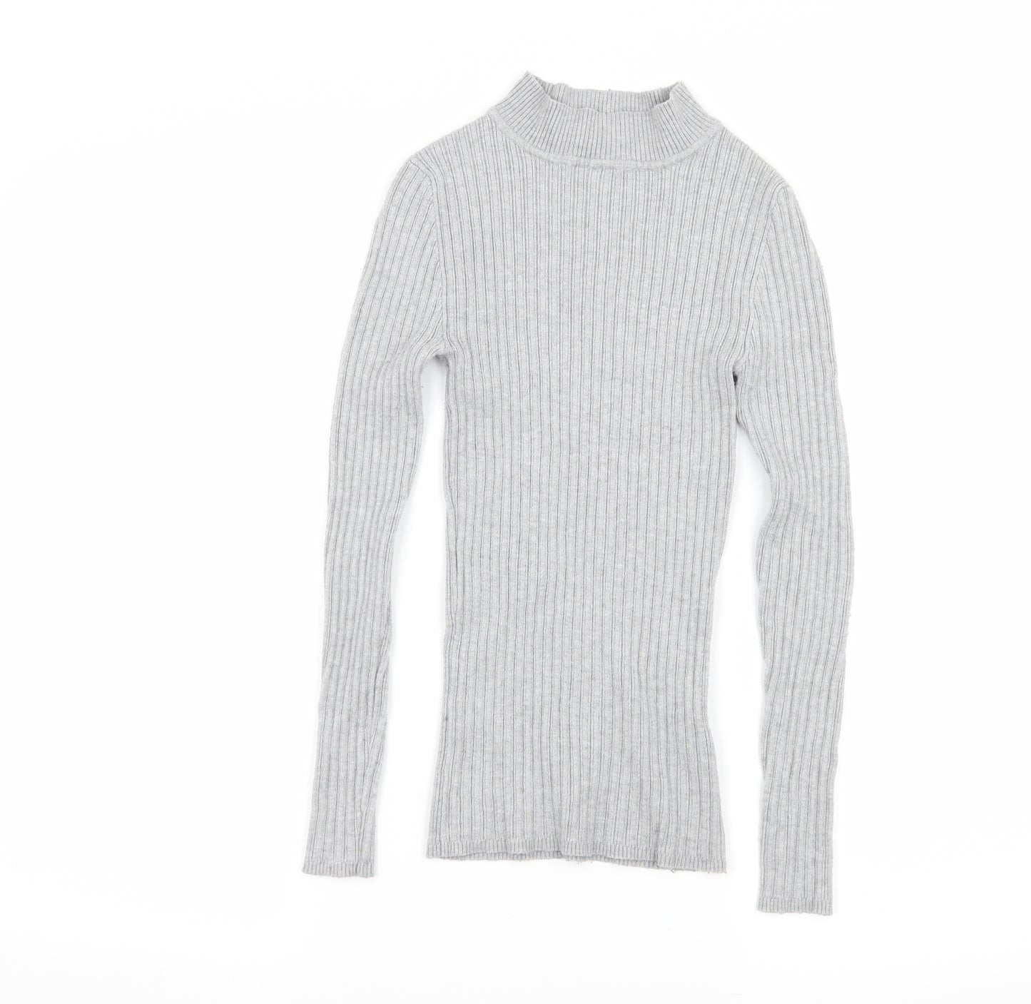 Primark Womens Grey  Knit Pullover Jumper Size 12