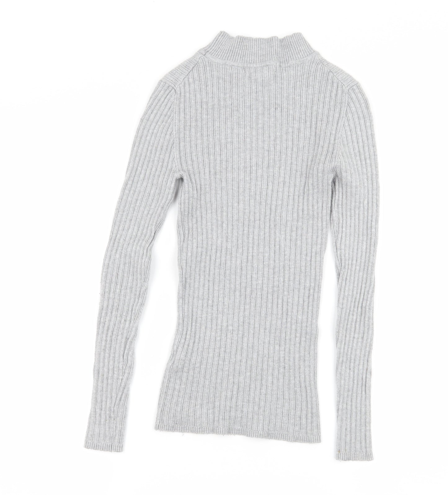 Primark Womens Grey  Knit Pullover Jumper Size 12
