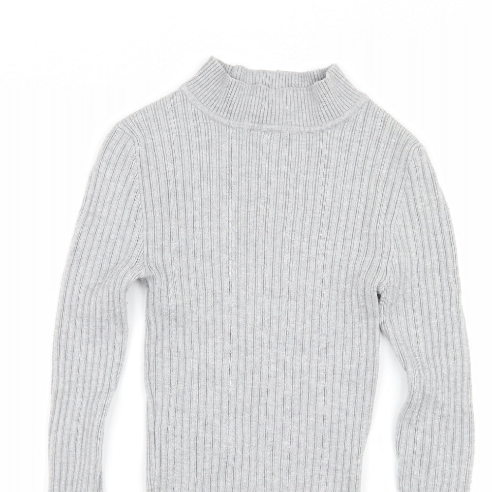 Primark Womens Grey  Knit Pullover Jumper Size 12