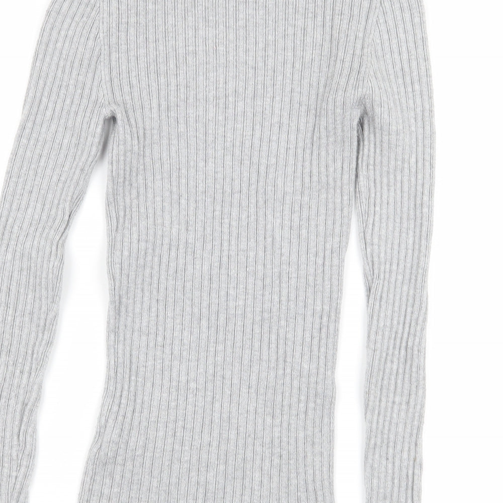 Primark Womens Grey  Knit Pullover Jumper Size 12