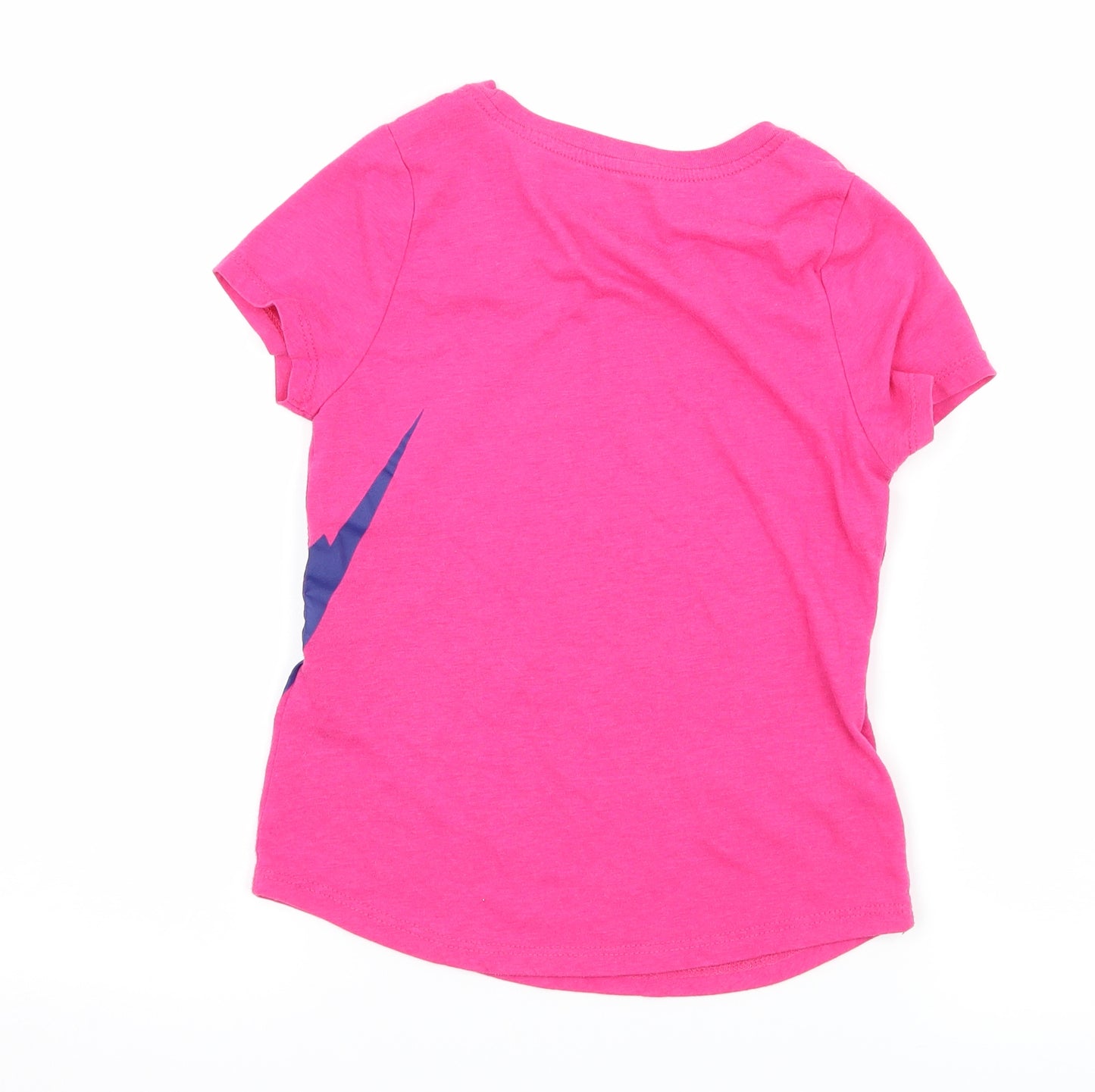 Nike Girls Pink  Jersey Basic T-Shirt Size 8 Years