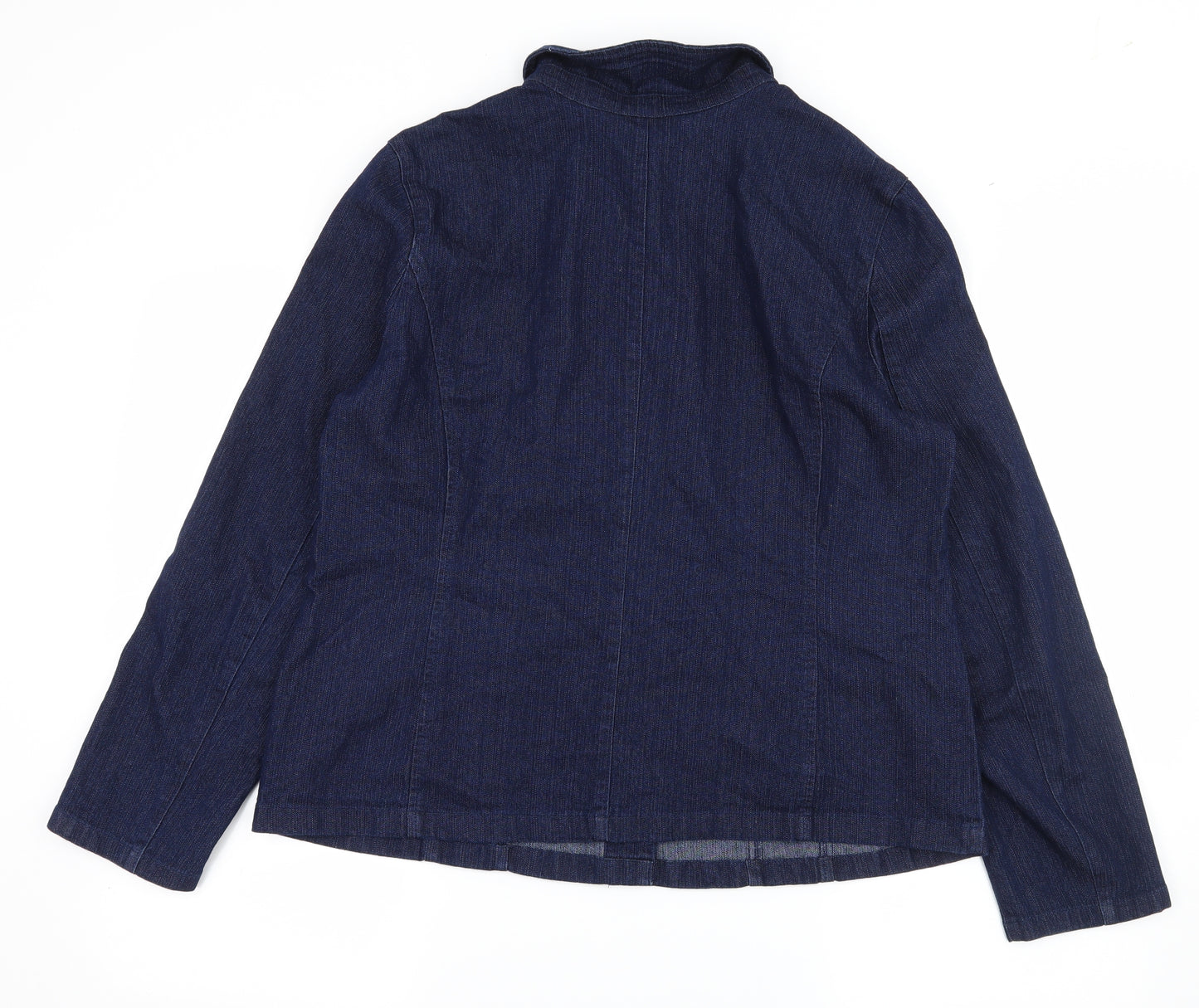 Damart Womens Blue  Denim Jacket  Size 16