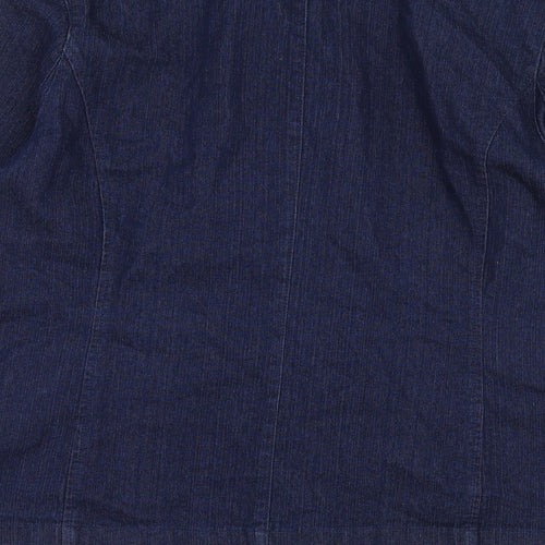 Damart Womens Blue  Denim Jacket  Size 16