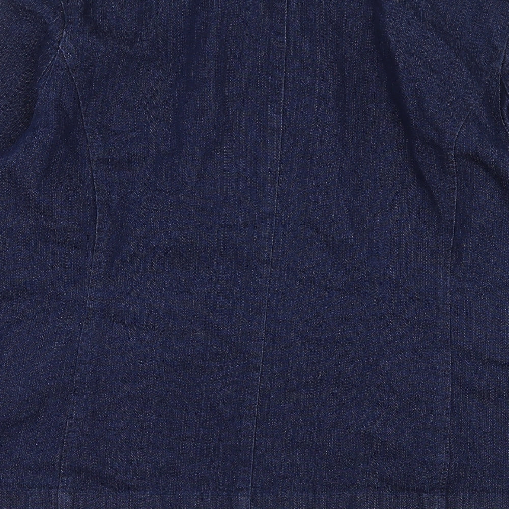 Damart Womens Blue  Denim Jacket  Size 16