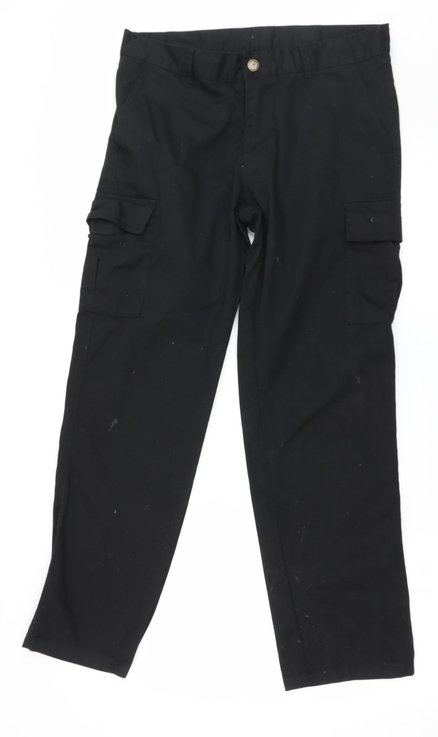 Uneek Womens Black   Trousers  Size 10 L29 in