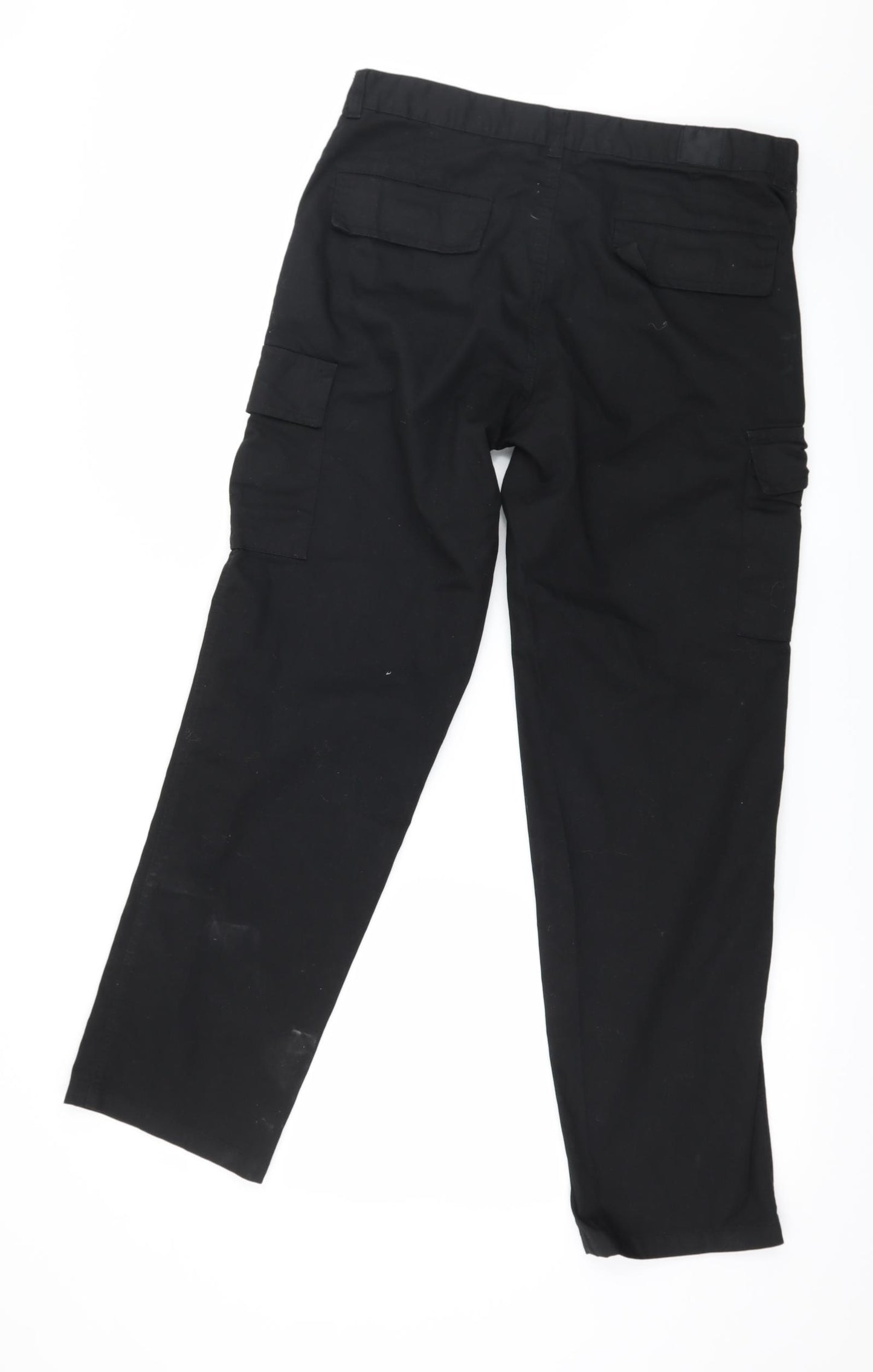 Uneek Womens Black   Trousers  Size 10 L29 in