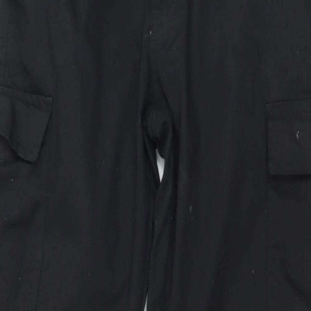 Uneek Womens Black   Trousers  Size 10 L29 in
