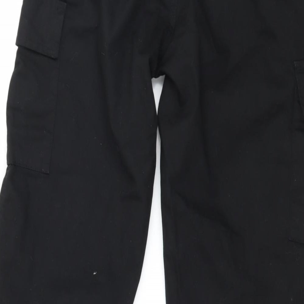 Uneek Womens Black   Trousers  Size 10 L29 in
