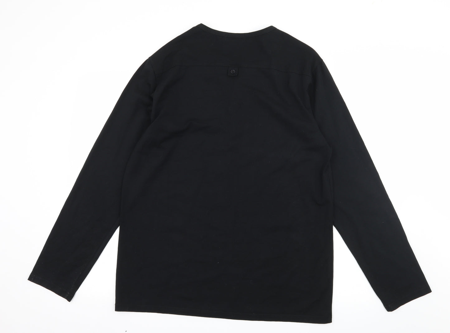 4How Mens Black  Jersey  T-Shirt Size XL