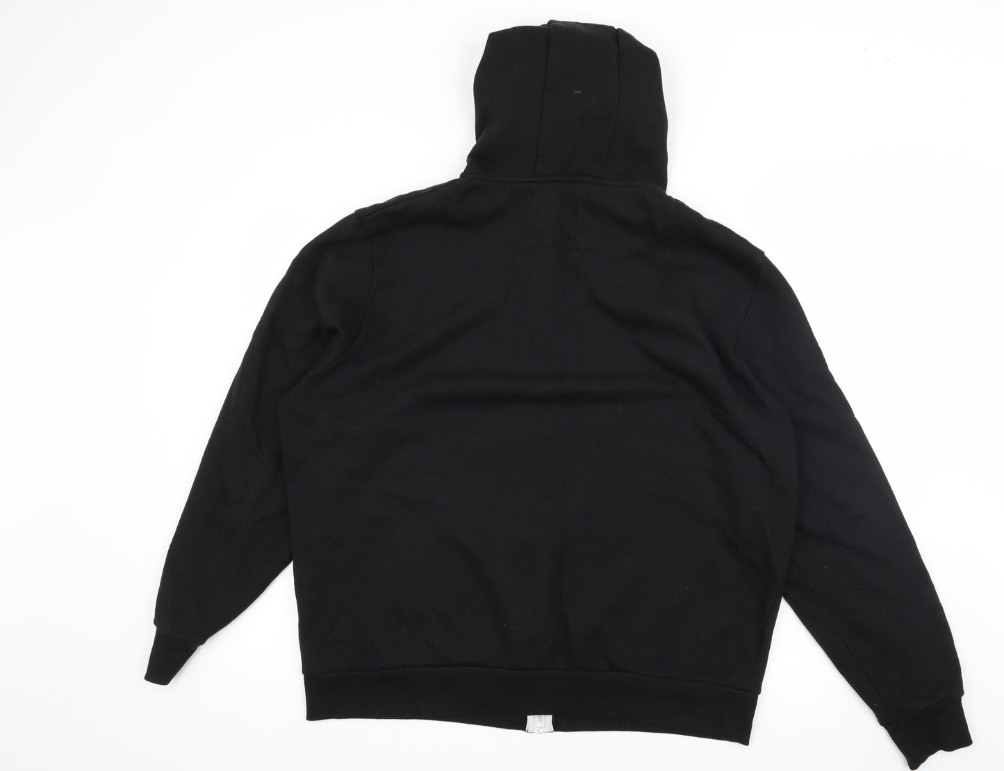 Cedar Wood State Mens Black  Jersey Full Zip Hoodie Size 2XL