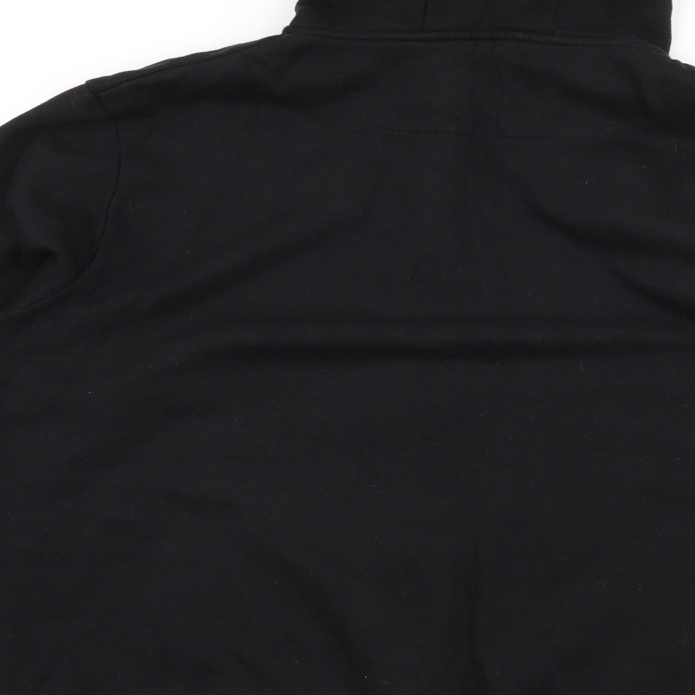 Cedar Wood State Mens Black  Jersey Full Zip Hoodie Size 2XL