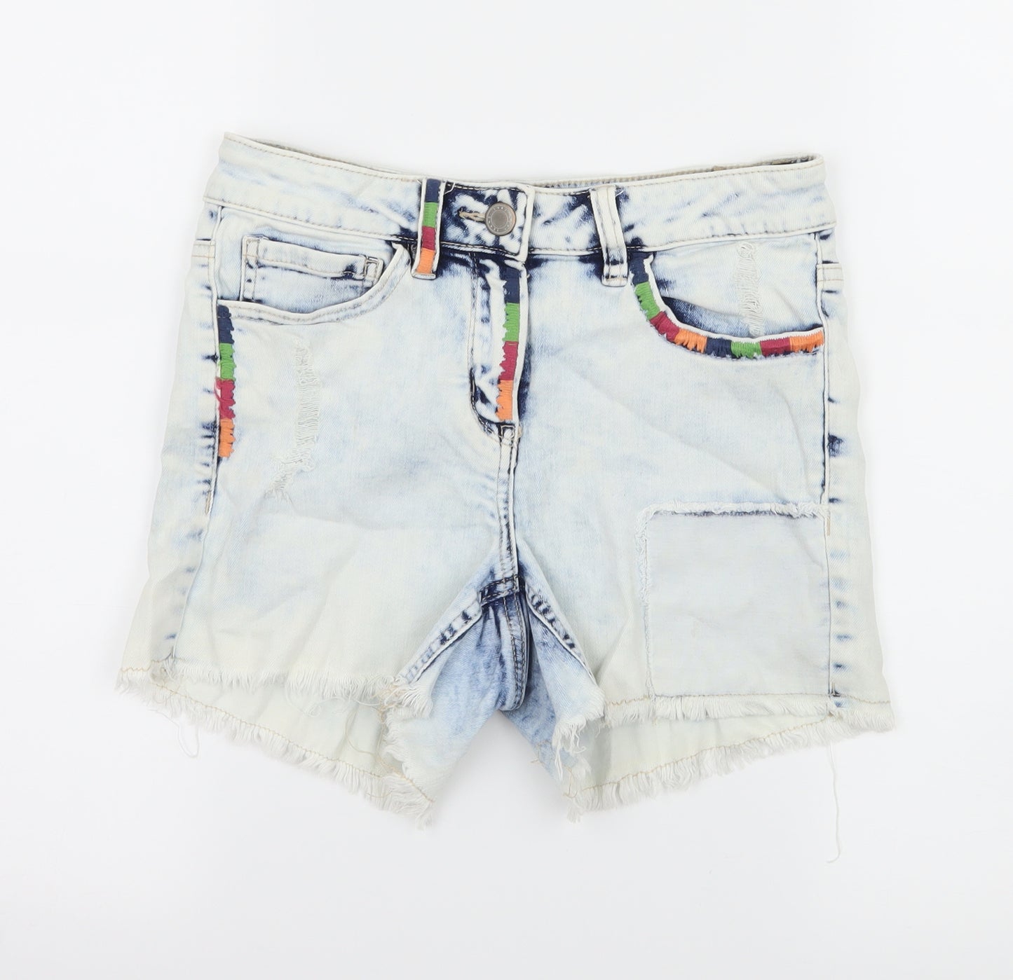NEXT Womens Blue  Denim Hot Pants Shorts Size 6