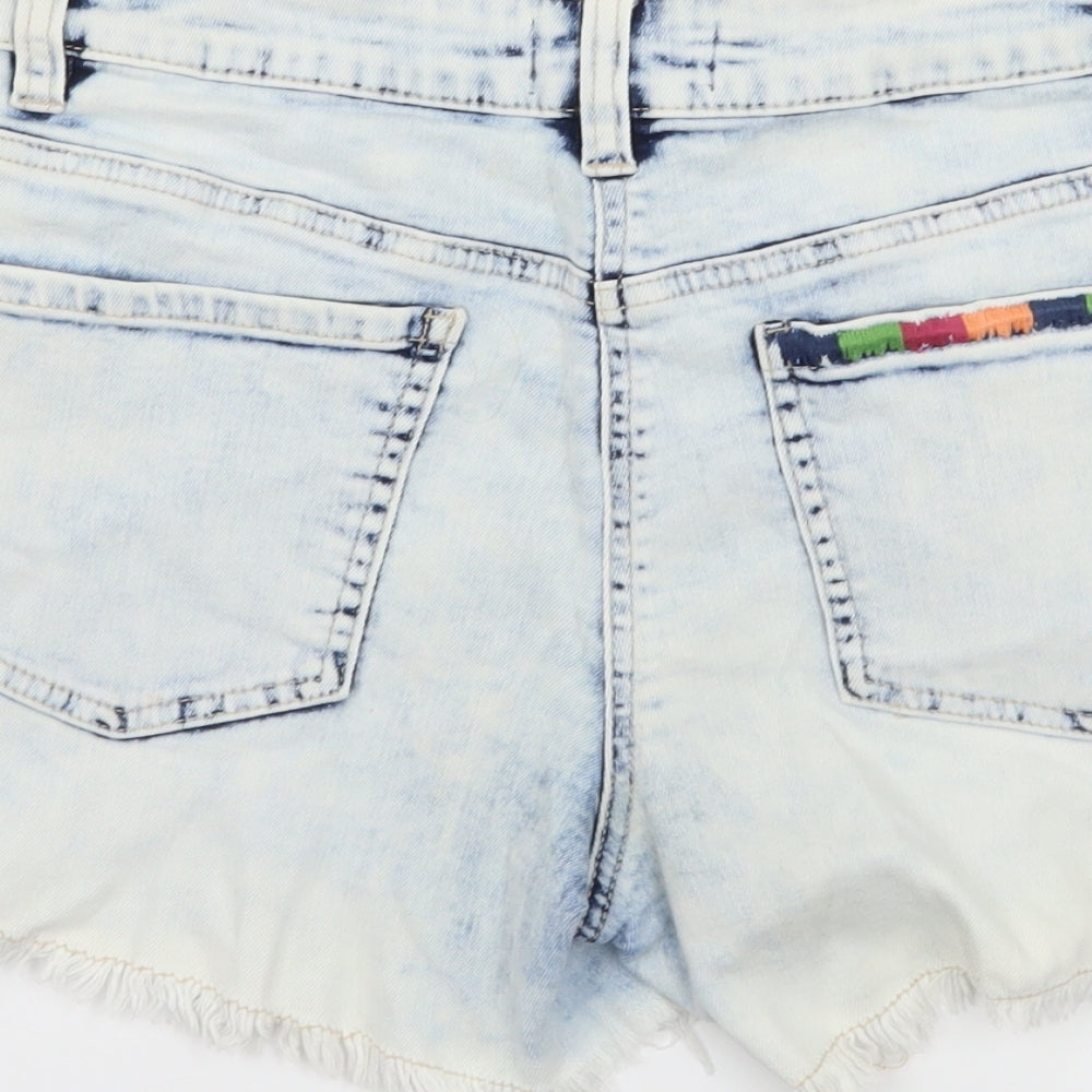 NEXT Womens Blue  Denim Hot Pants Shorts Size 6