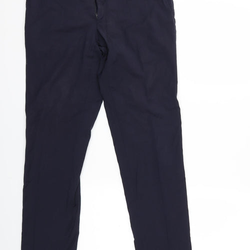 Preworn Mens Blue   Dress Pants Trousers Size 32 in L31 in