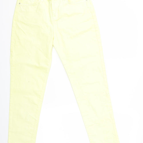Preworn Womens Pink  Denim Skinny Jeans Size 10 L29 in