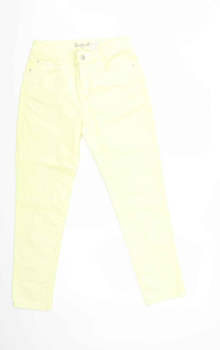 Preworn Womens Pink Denim Skinny Jeans Size 10 L29 in