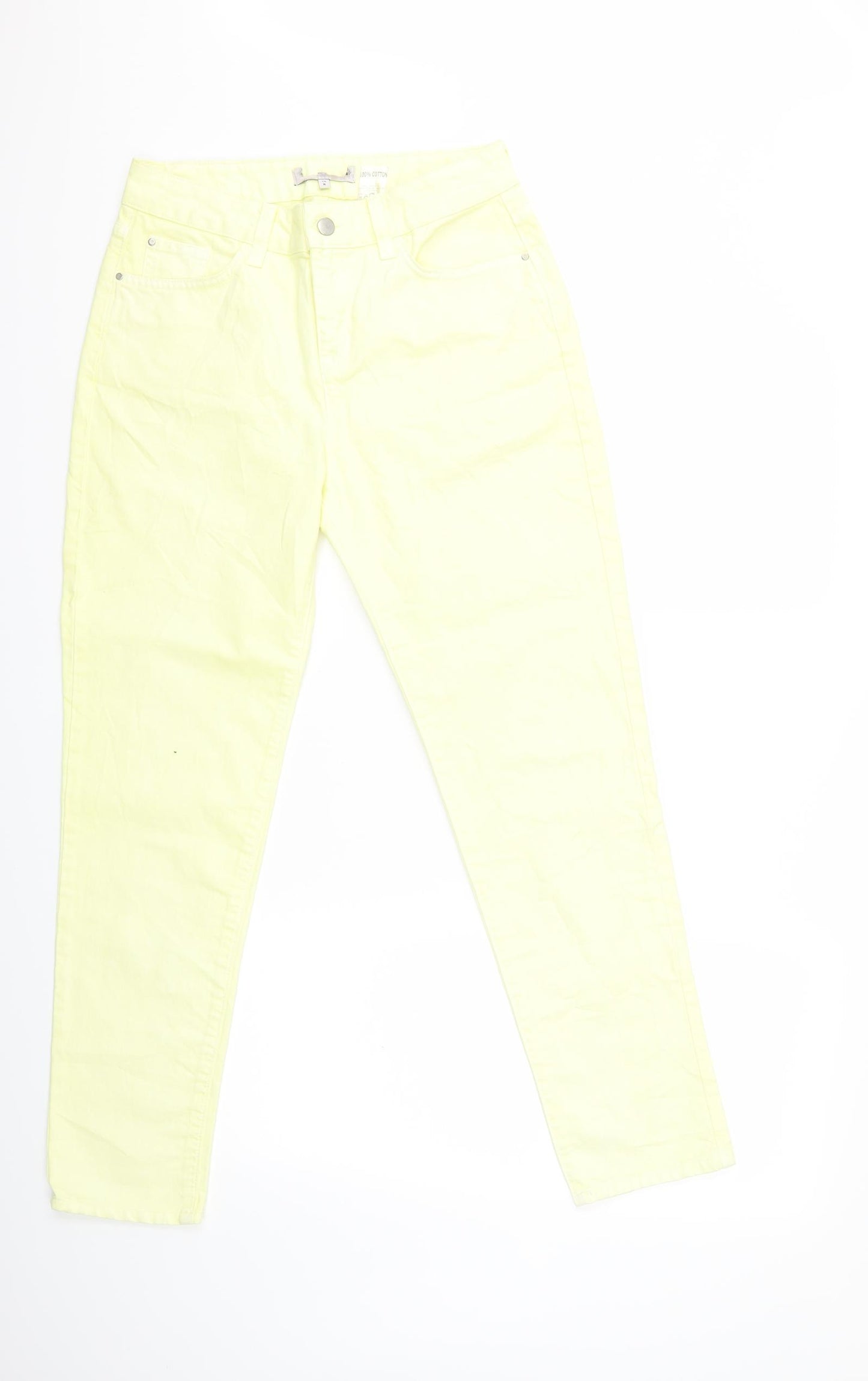 Preworn Womens Pink  Denim Skinny Jeans Size 10 L29 in