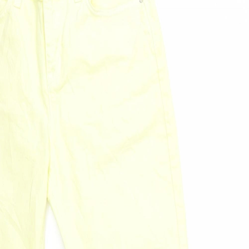Preworn Womens Pink  Denim Skinny Jeans Size 10 L29 in