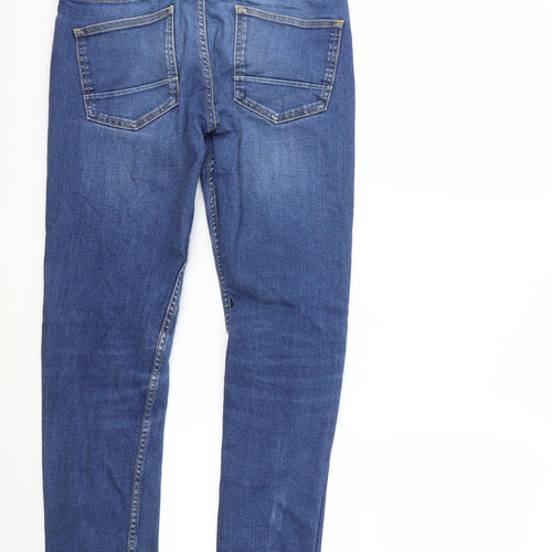 NEXT Mens Blue  Denim Skinny Jeans Size 28 in L31 in