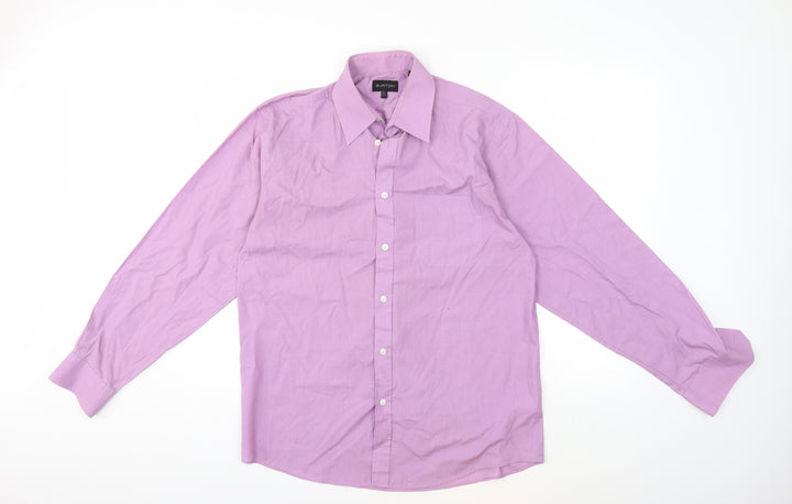 Burton Mens Purple    Button-Up Size 15.5